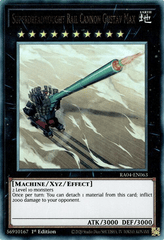Superdreadnought Rail Cannon Gustav Max - RA04-EN063 - (PUR) Prismatic Ultimate Rare - 1st Edition